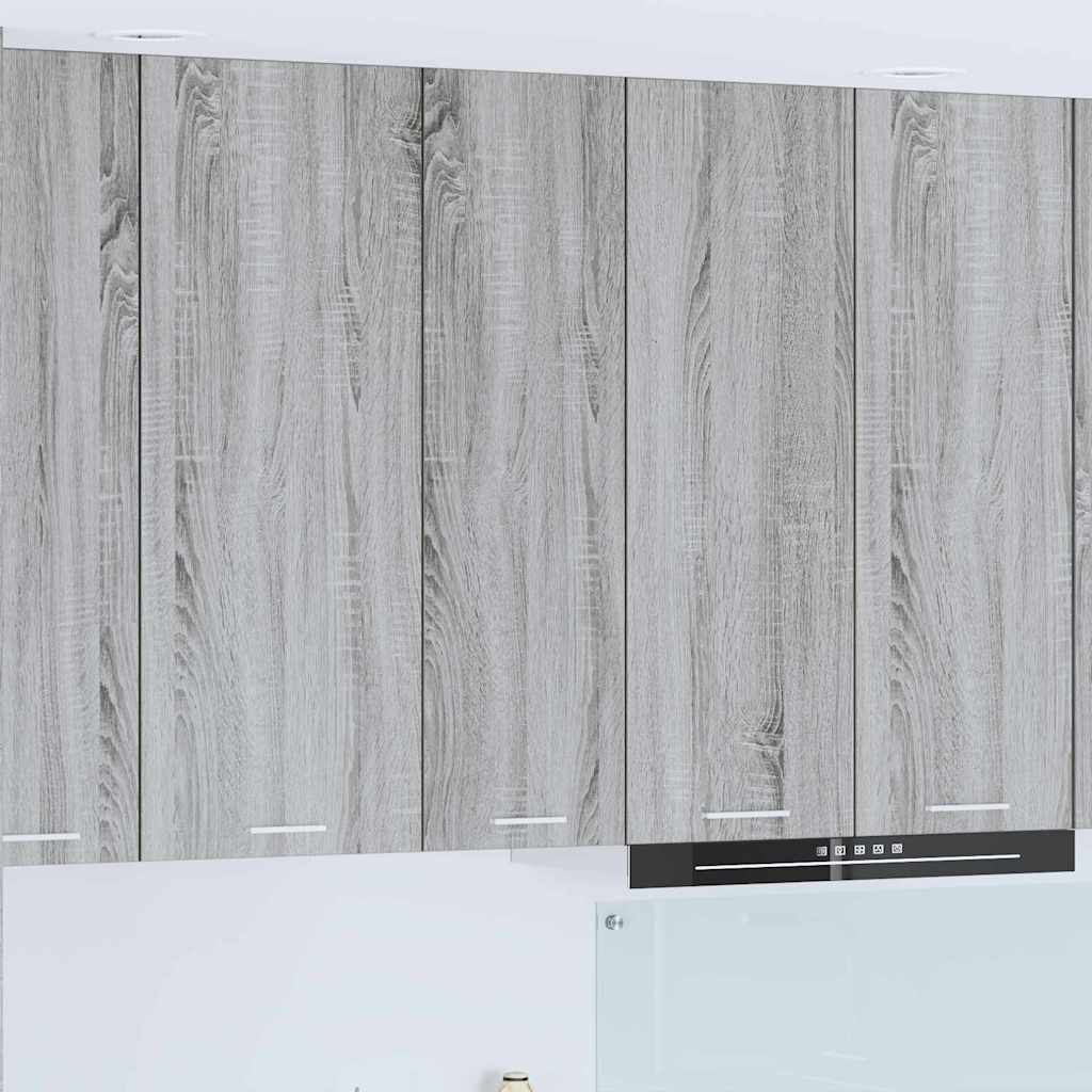 Hängeschrank Sonoma-Grau 30 x 31 x 100 cm Holzwerkstoff