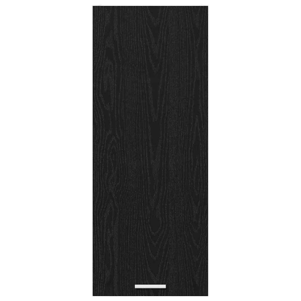 Hängeschrank Schwarz Eichen-Optik 40 x 31 x 100 cm