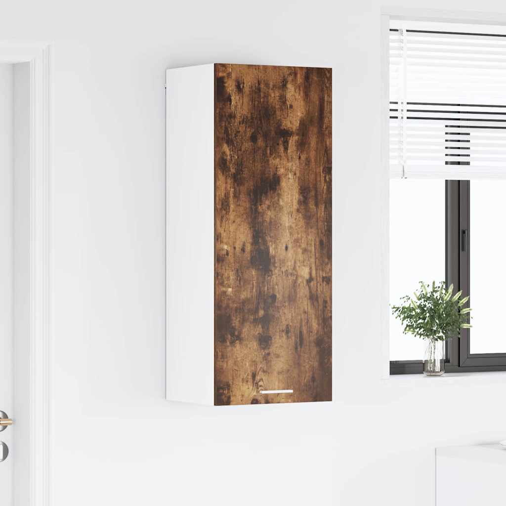 Hängeschrank mit Regal Riga Geräucherte Eiche 40 x 31 x 100 cm