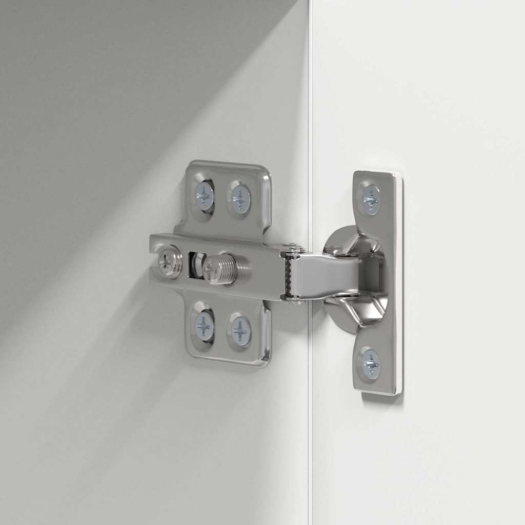 Hängeschrank mit Regal Riga Weiß 50 x 31 x 100 cm Holzwerkstoff