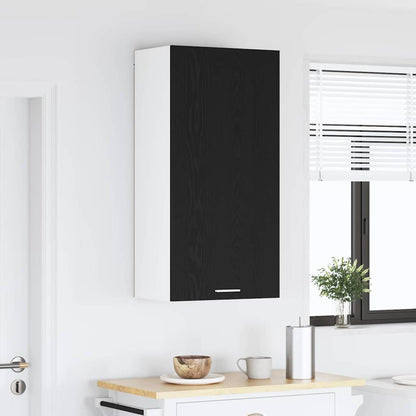 Hängeschrank Schwarze Eiche und Weiß 50 x 31 x 100 cm