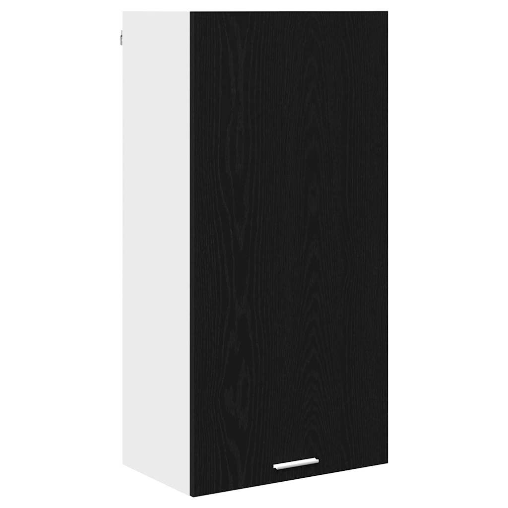 Hängeschrank Schwarze Eiche und Weiß 50 x 31 x 100 cm