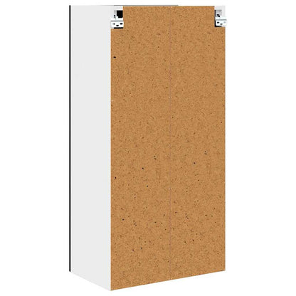 Hängeschrank Schwarze Eiche und Weiß 50 x 31 x 100 cm