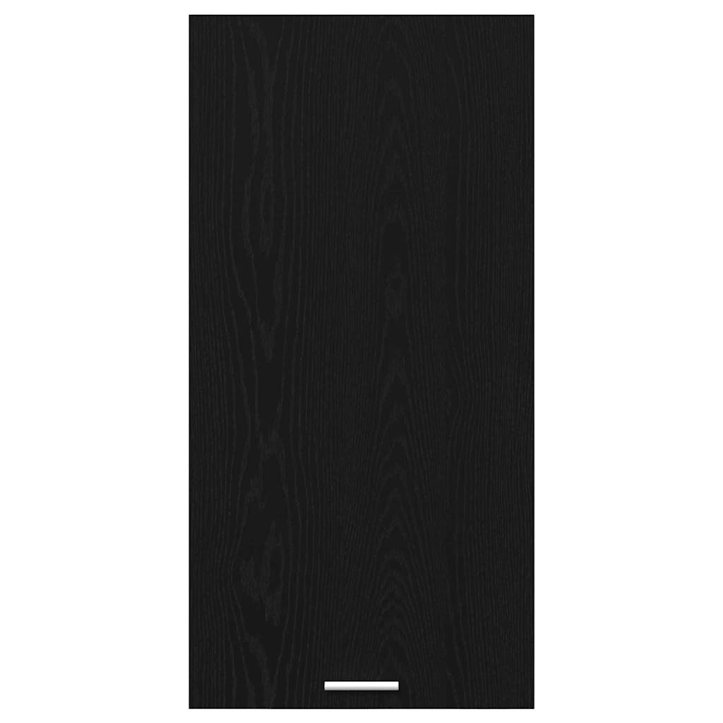 Hängeschrank Schwarze Eiche und Weiß 50 x 31 x 100 cm