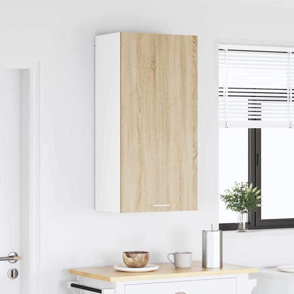 Hängeschrank Sonoma-Eiche und Weiß 50 x 31 x 100 cm