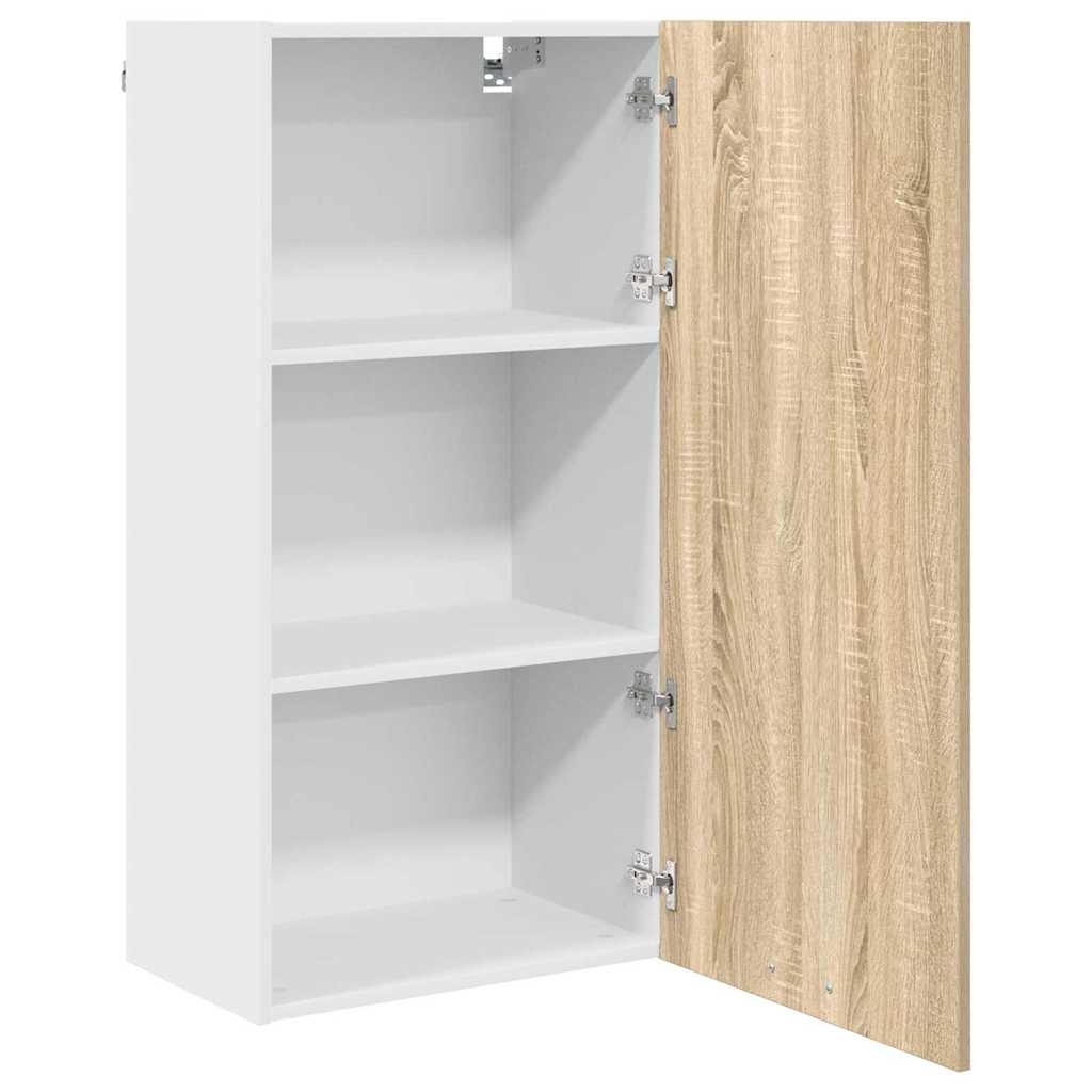 Hängeschrank Sonoma-Eiche und Weiß 50 x 31 x 100 cm