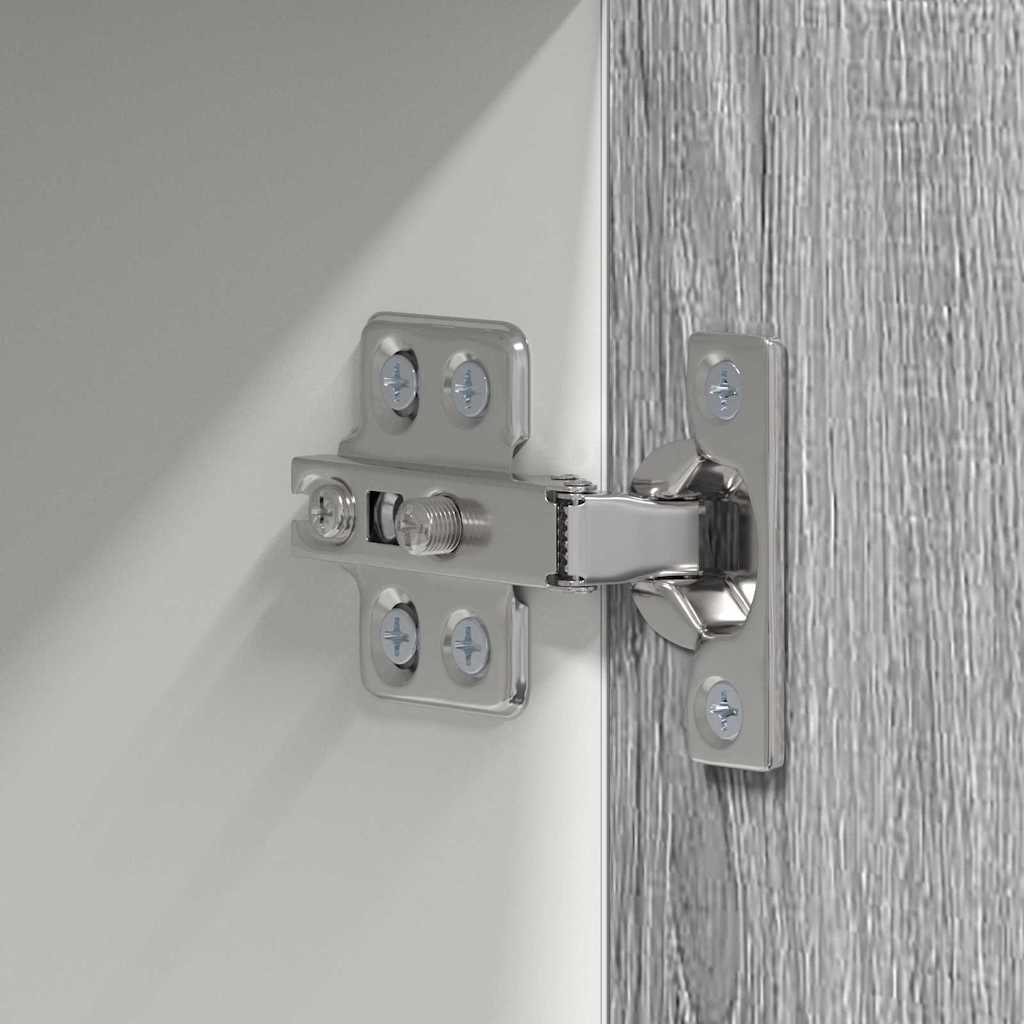 Hängeschrank Grau Sonoma und Weiß 50 x 31 x 100 cm