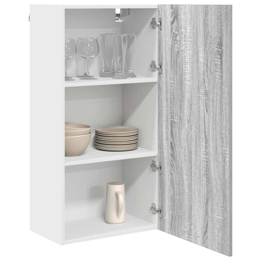 Hängeschrank Grau Sonoma und Weiß 50 x 31 x 100 cm