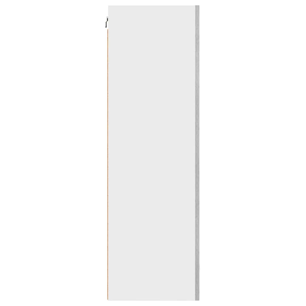 Hängeschrank Grau Sonoma und Weiß 50 x 31 x 100 cm