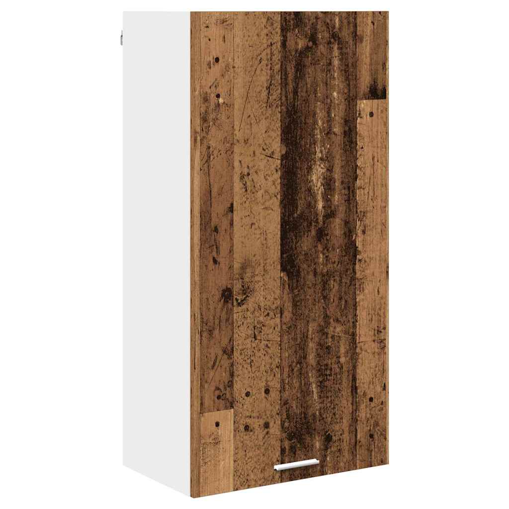 Hängeschrank Altes Holz und Weiß 50 x 31 x 100 cm Holzwerkstoff