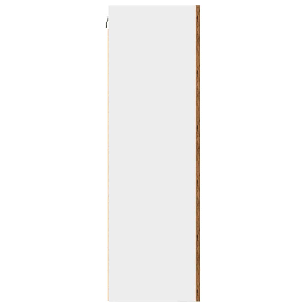 Hängeschrank Altes Holz und Weiß 50 x 31 x 100 cm Holzwerkstoff