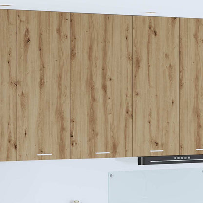 Hängeschrank Artisan-Eiche und Weiß 50 x 31 x 100 cm
