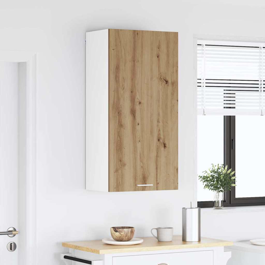 Hängeschrank Artisan-Eiche und Weiß 50 x 31 x 100 cm