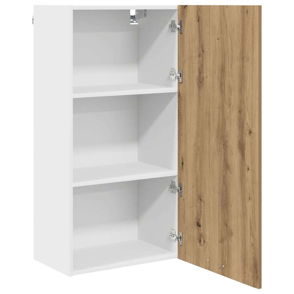 Hängeschrank Artisan-Eiche und Weiß 50 x 31 x 100 cm