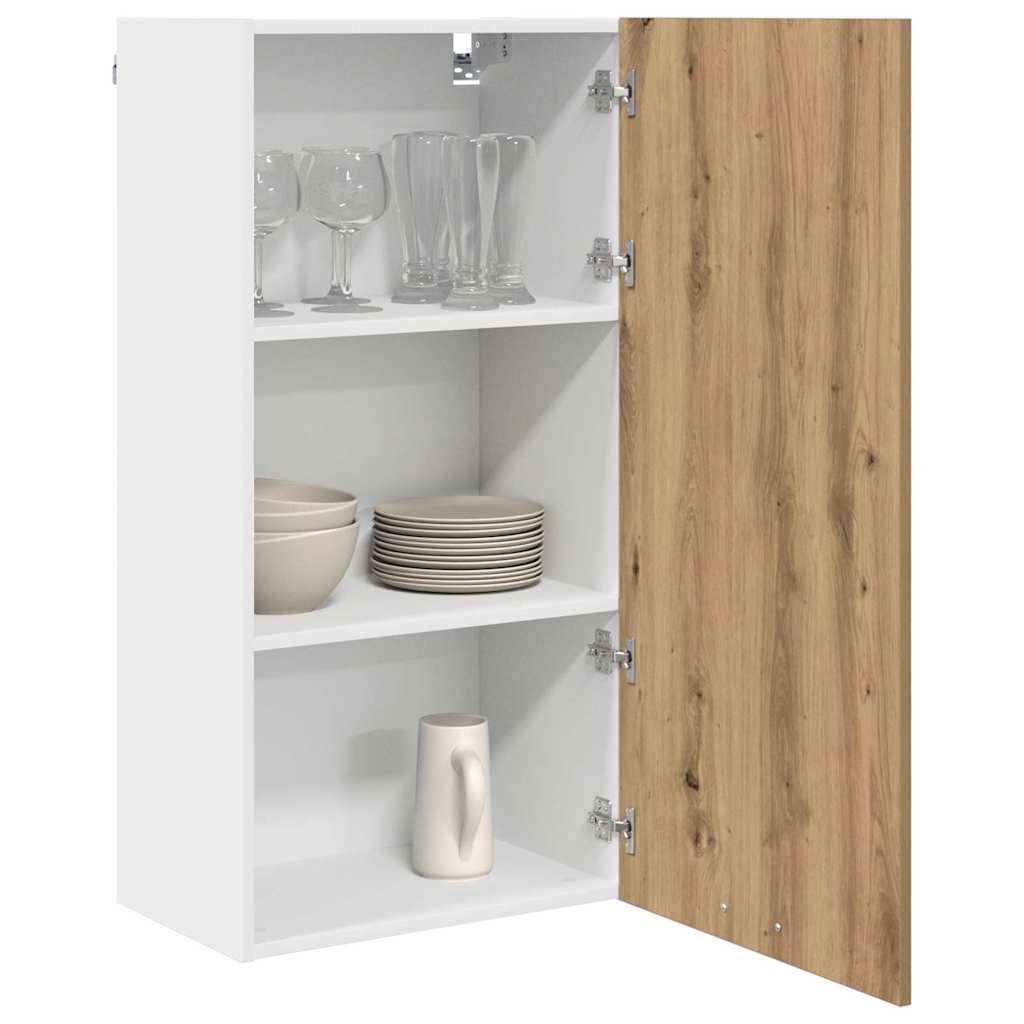 Hängeschrank Artisan-Eiche und Weiß 50 x 31 x 100 cm