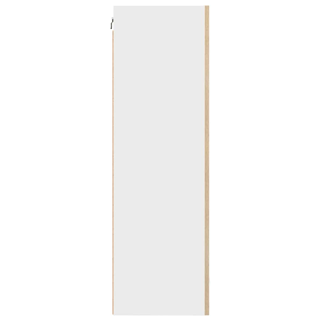 Hängeschrank Artisan-Eiche und Weiß 50 x 31 x 100 cm