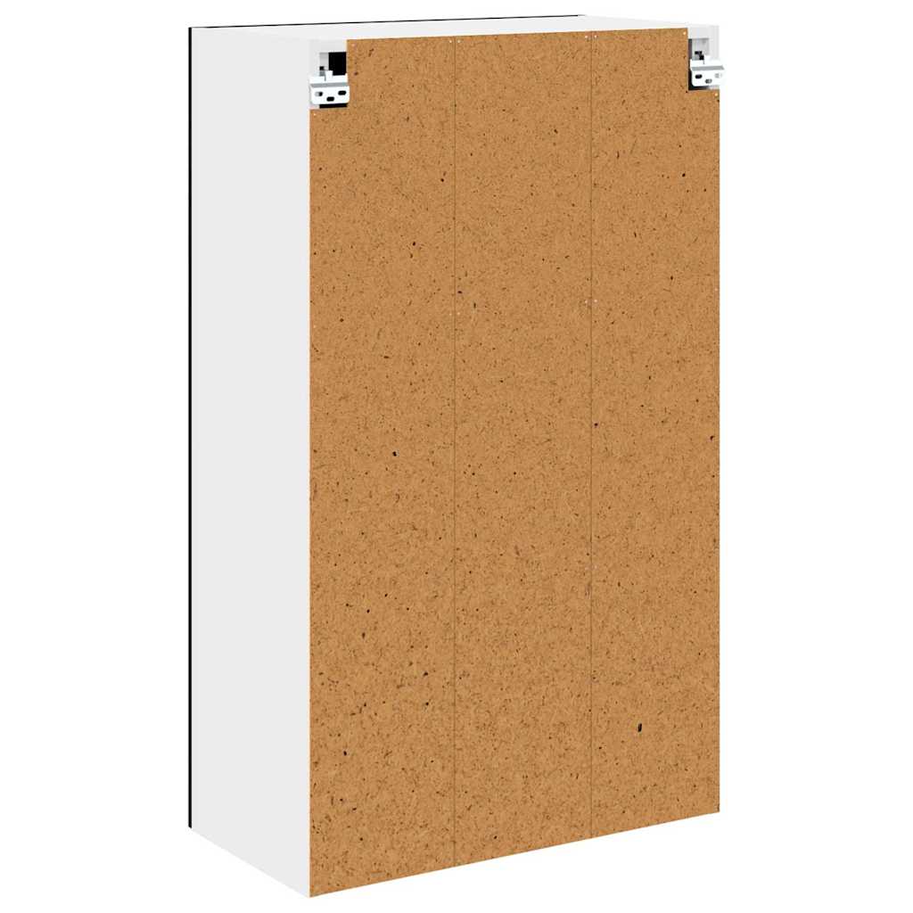 Hängeschrank Schwarz Eichen-Optik 60 x 31 x 100 cm