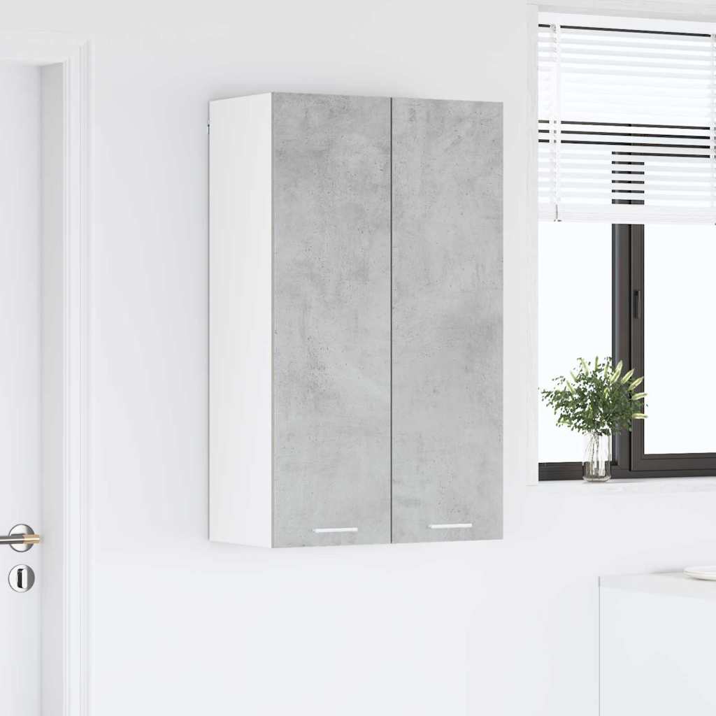 Hängeschrank Betongrau 60 x 31 x 100 cm Holzwerkstoff