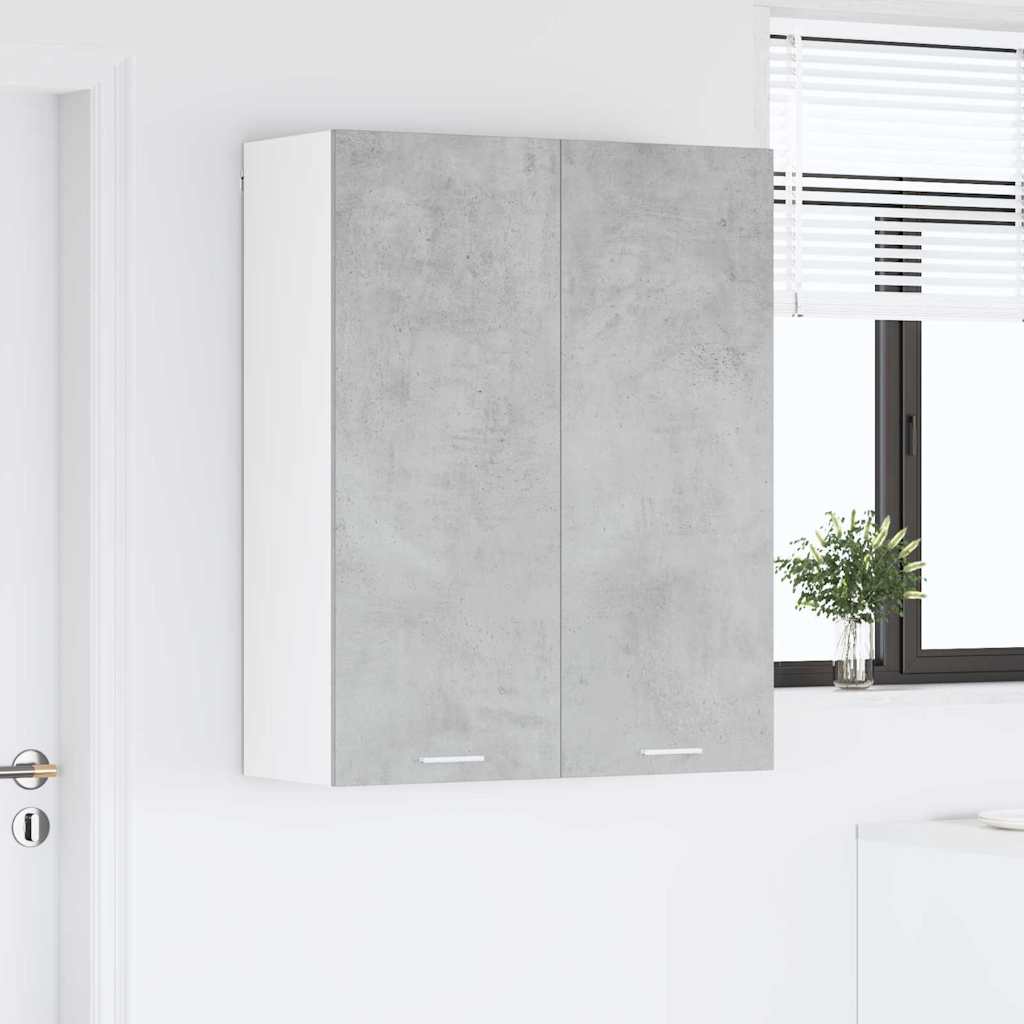 Hängeschrank Betongrau 80 x 31 x 100 cm Holzwerkstoff