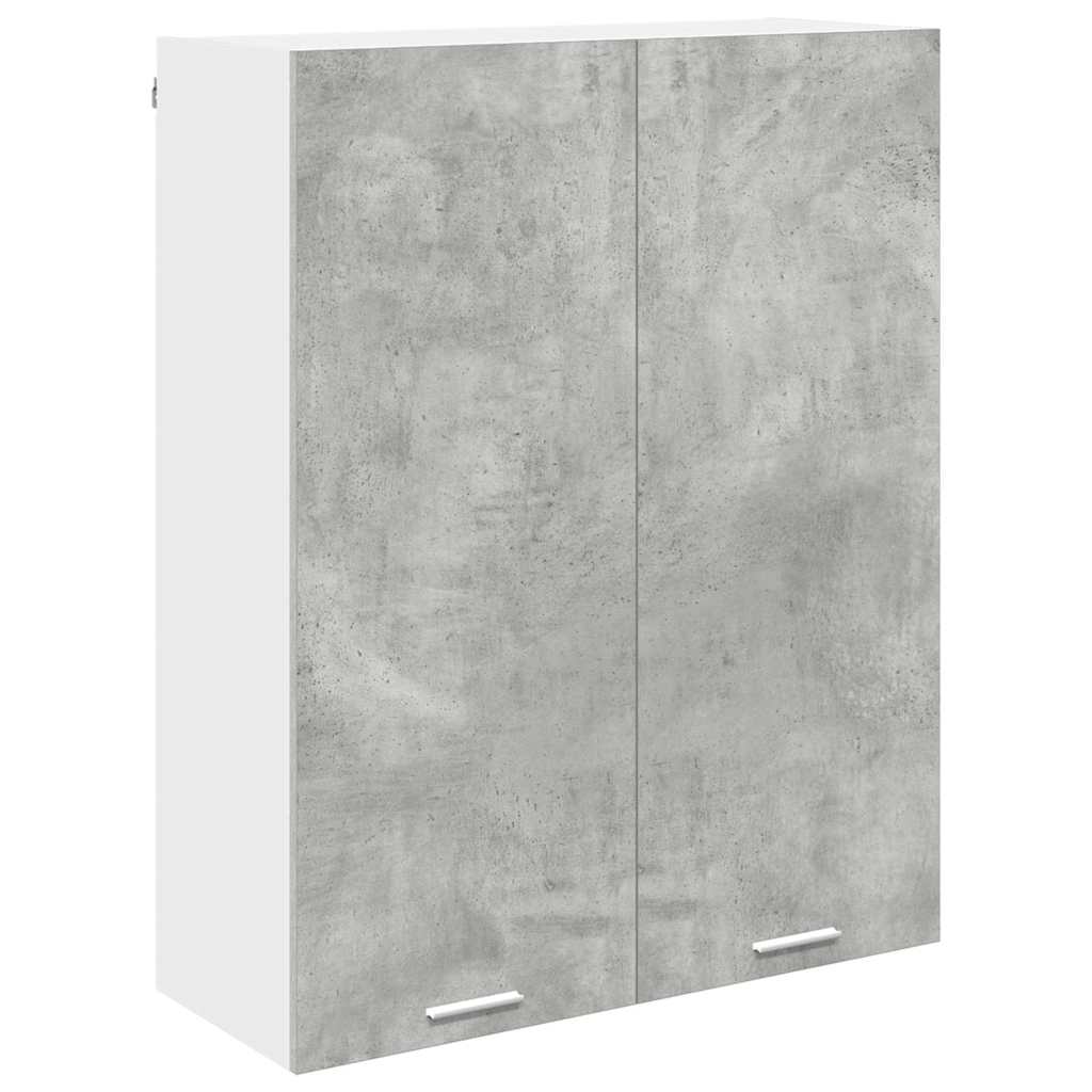 Hängeschrank Betongrau 80 x 31 x 100 cm Holzwerkstoff