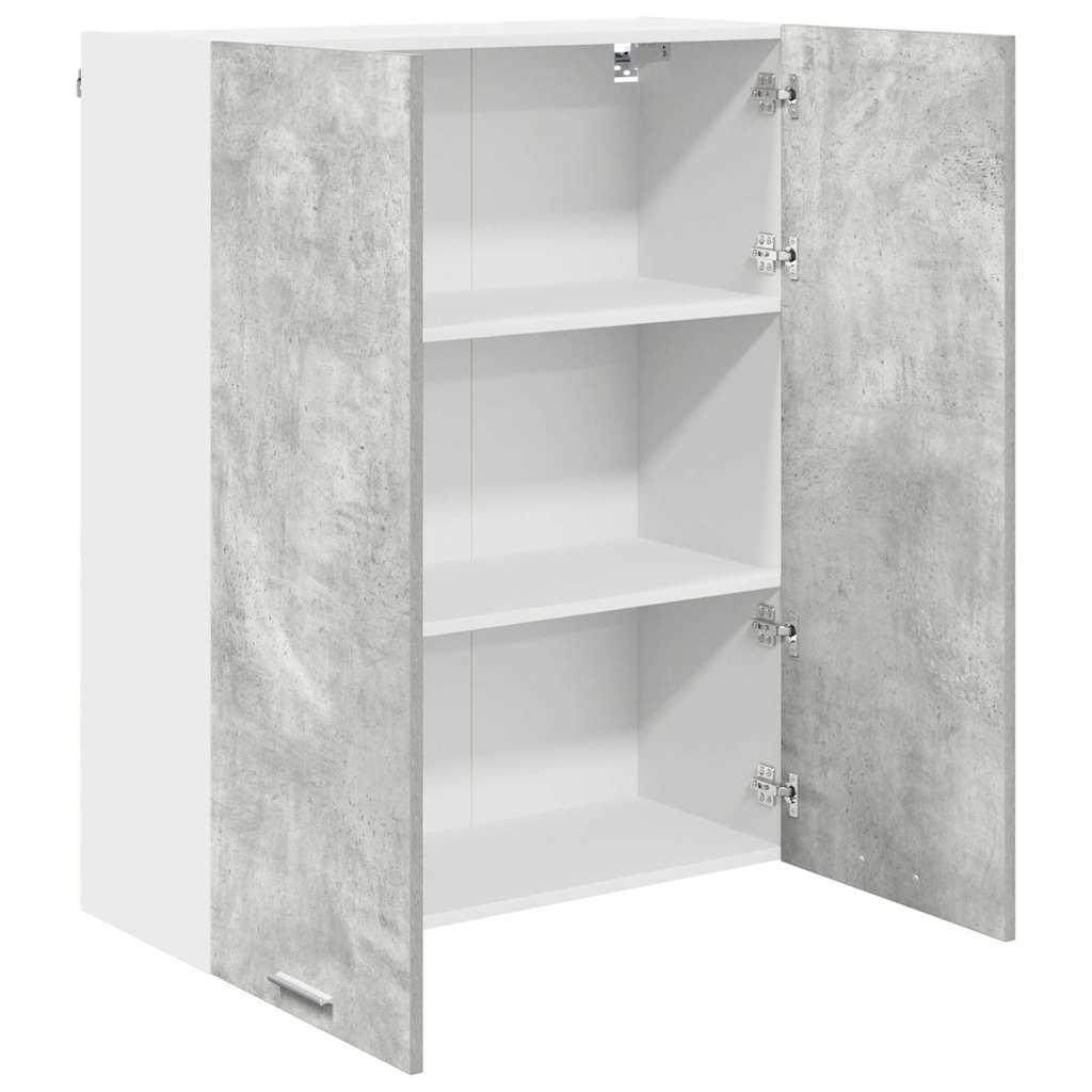 Hängeschrank Betongrau 80 x 31 x 100 cm Holzwerkstoff