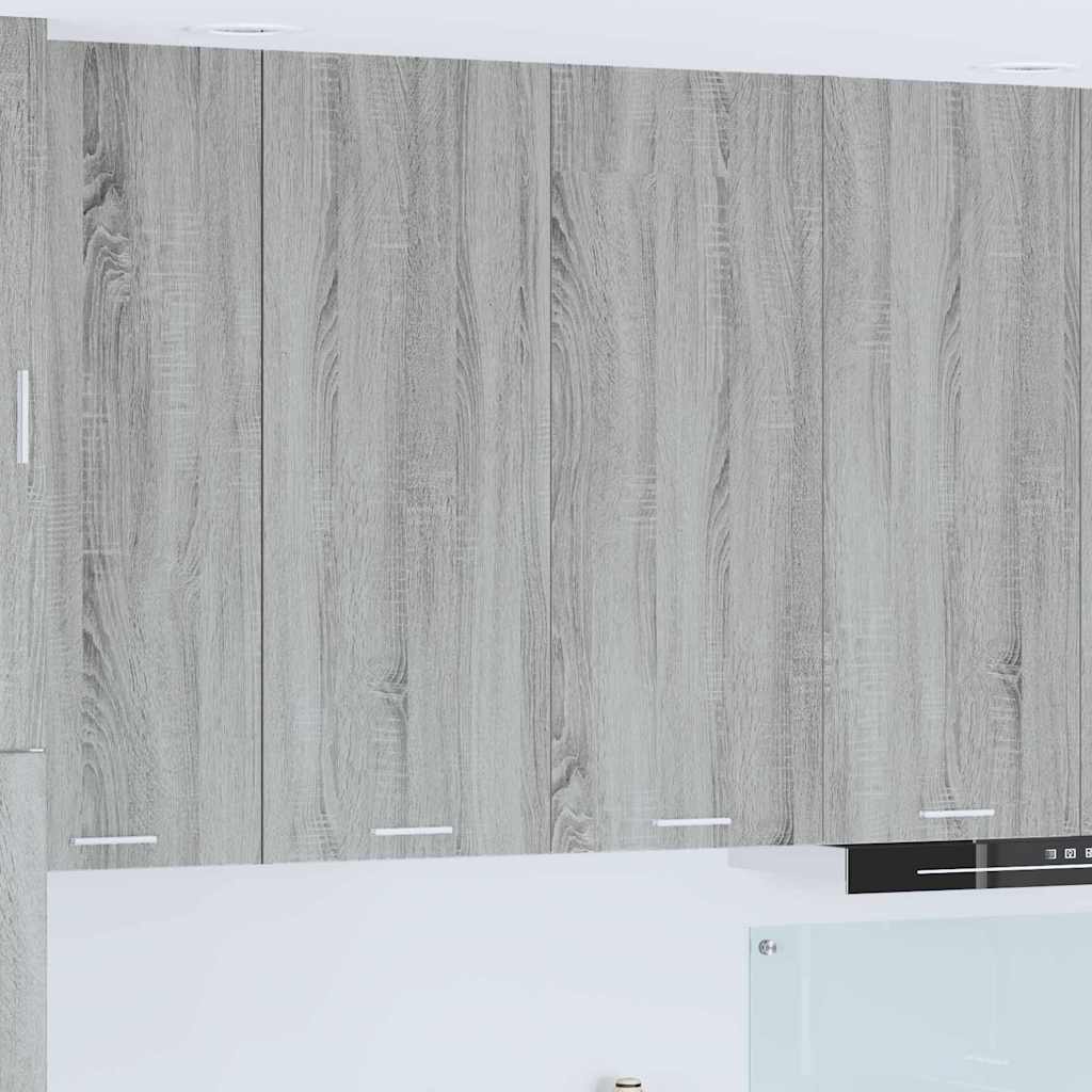 Hängeschrank Sonoma-Grau 80 x 31 x 100 cm Holzwerkstoff
