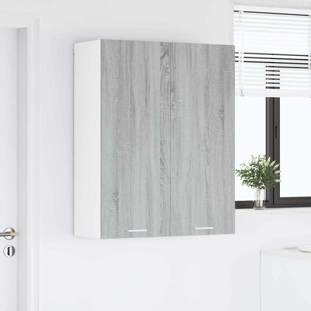 Hängeschrank Sonoma-Grau 80 x 31 x 100 cm Holzwerkstoff