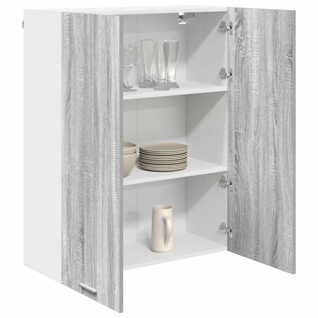 Hängeschrank Sonoma-Grau 80 x 31 x 100 cm Holzwerkstoff