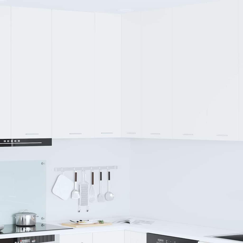 Hängeschrank mit Regal Riga Weiß 57 x 57 x 100 cm Holzwerkstoff