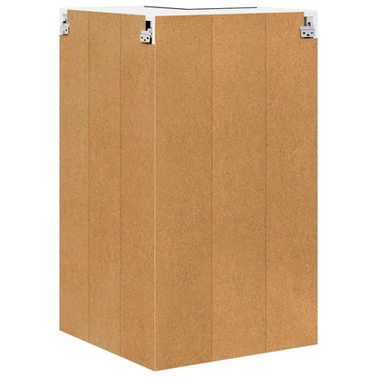 Hängeschrank Schwarze Eiche und Weiß 57 x 57 x 100 cm