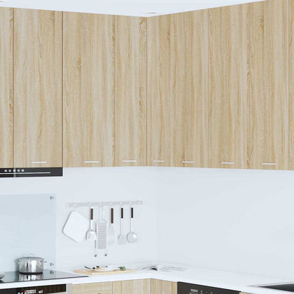 Hängeschrank Sonoma-Eiche und Weiß 57 x 57 x 100 cm