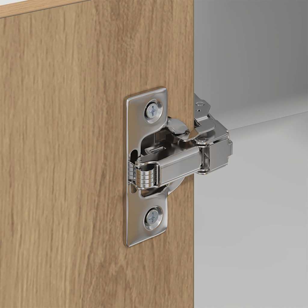 Hängeschrank Artisan-Eiche und Weiß 57 x 57 x 100 cm