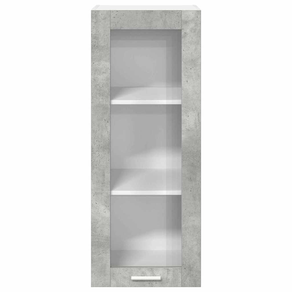 Hängeschrank Betongrau 40 x 31 x 100 cm Holzwerkstoff