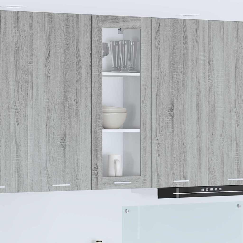 Hängeschrank Sonoma-Grau 40 x 31 x 100 cm Holzwerkstoff