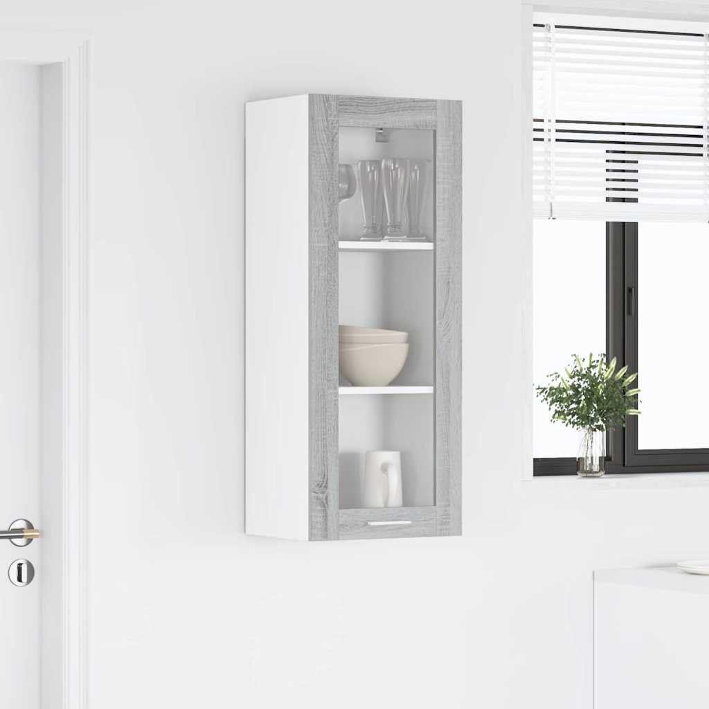Hängeschrank Sonoma-Grau 40 x 31 x 100 cm Holzwerkstoff