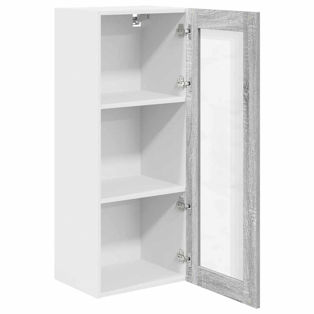 Hängeschrank Sonoma-Grau 40 x 31 x 100 cm Holzwerkstoff