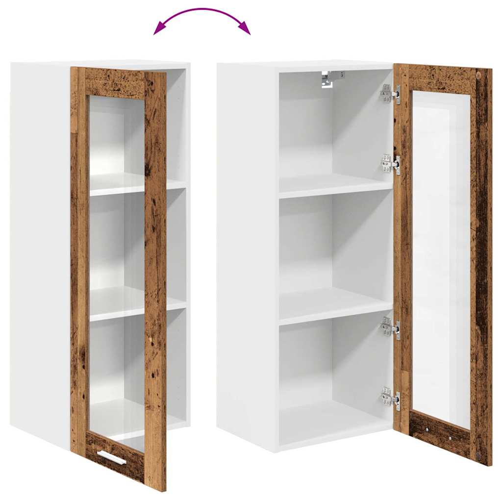 Hängeschrank Altholz 40 x 31 x 100 cm Holzwerkstoff