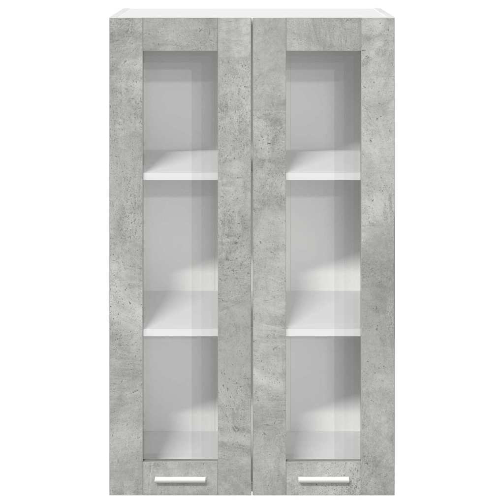 Hängeschrank Betongrau 60 x 31 x 100 cm Holzwerkstoff