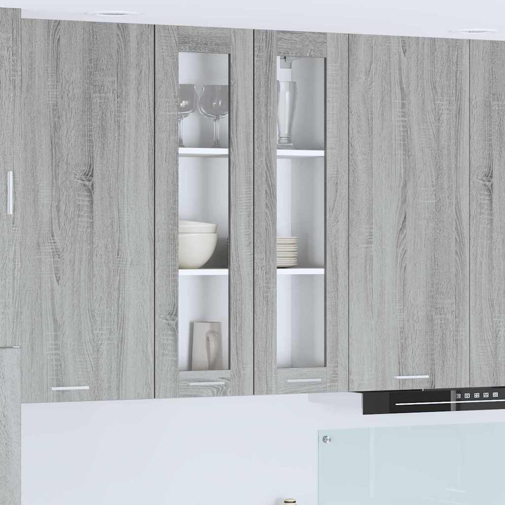Hängeschrank Sonoma-Grau 60 x 31 x 100 cm Holzwerkstoff