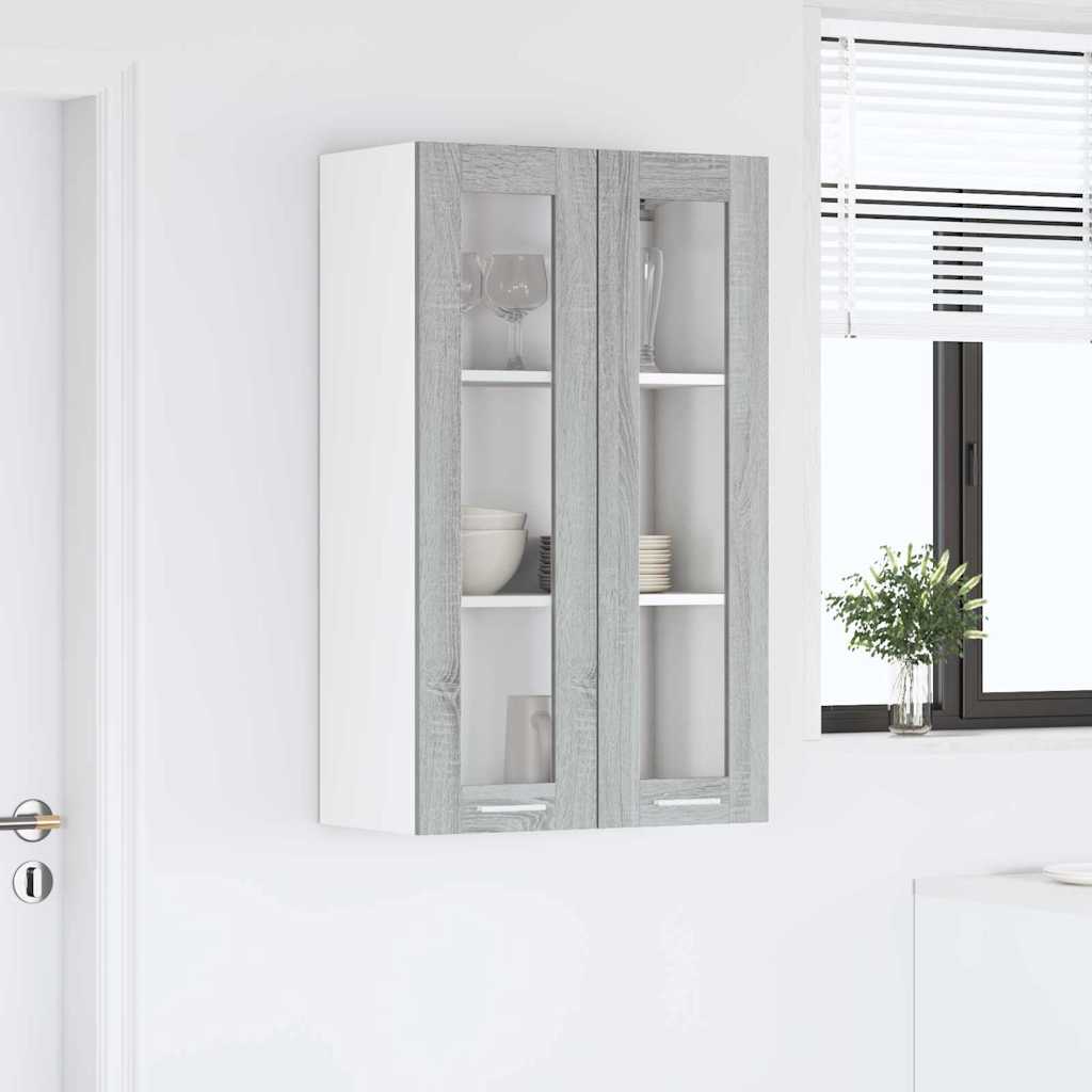 Hängeschrank Sonoma-Grau 60 x 31 x 100 cm Holzwerkstoff
