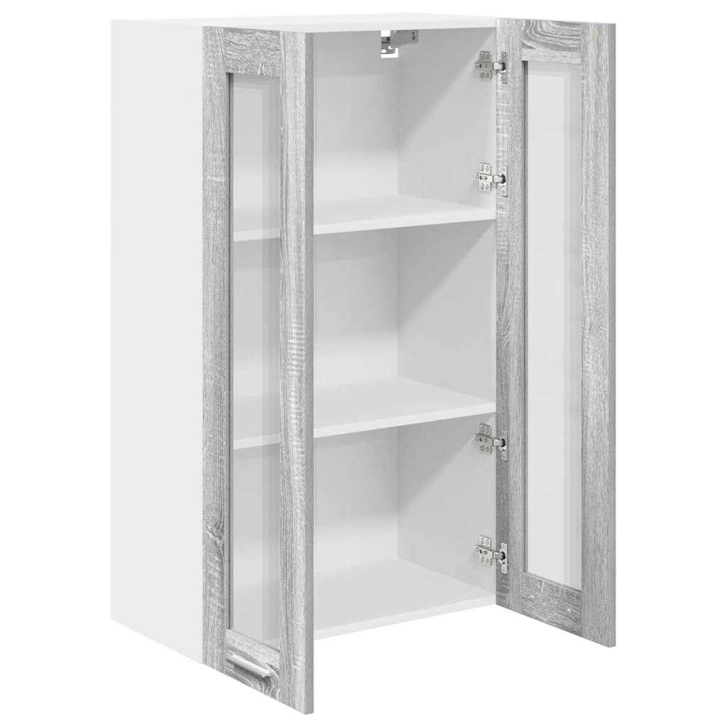 Hängeschrank Sonoma-Grau 60 x 31 x 100 cm Holzwerkstoff