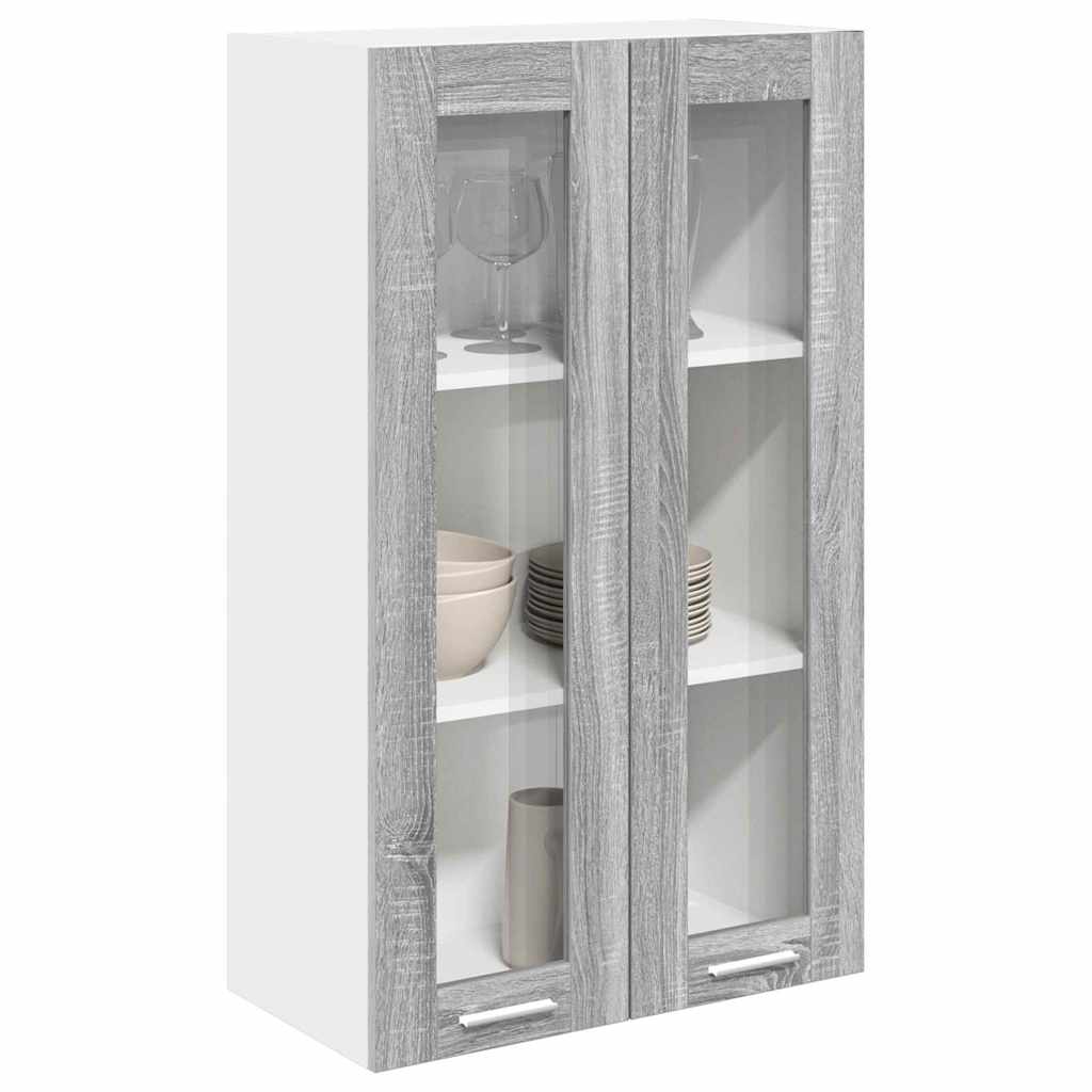 Hängeschrank Sonoma-Grau 60 x 31 x 100 cm Holzwerkstoff