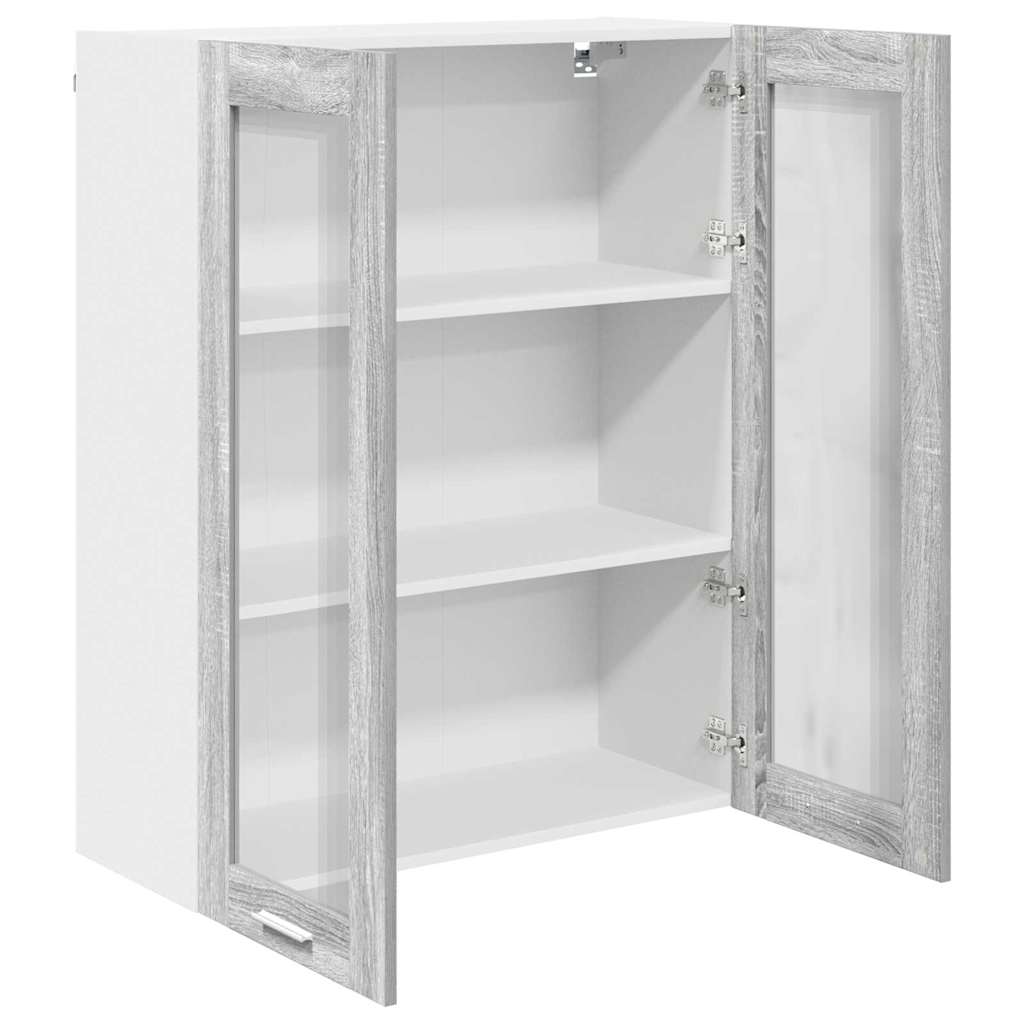 Hängeschrank Sonoma-Grau 80 x 31 x 100 cm Holzwerkstoff