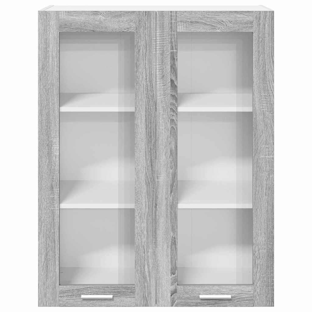 Hängeschrank Sonoma-Grau 80 x 31 x 100 cm Holzwerkstoff