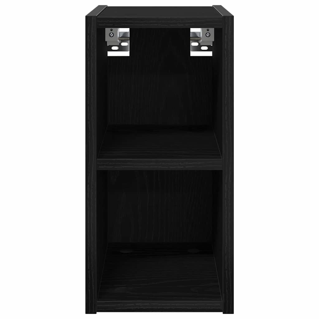 Hängeschrank Schwarz Eichen-Optik 20 x 29,5 x 40 cm