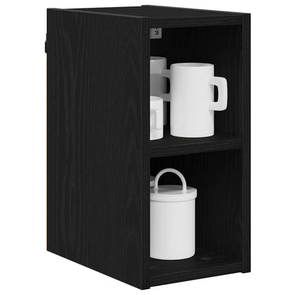 Hängeschrank Schwarz Eichen-Optik 20 x 29,5 x 40 cm