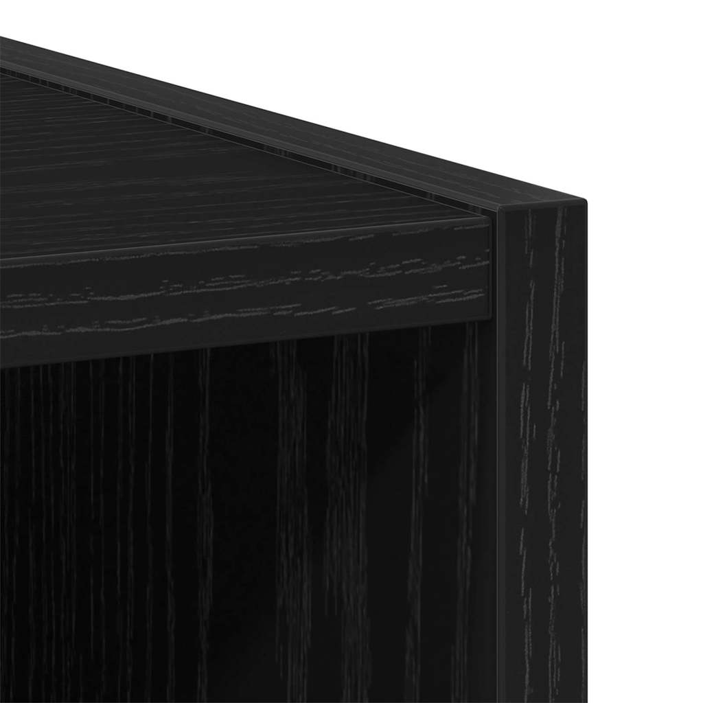 Hängeschrank Schwarz Eichen-Optik 30 x 29,5 x 40 cm