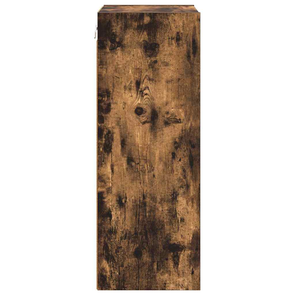 Hängeschrank mit Regal Riga Geräucherte Eiche 40 x 29,5 x 80 cm