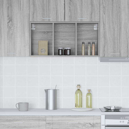Hängeschrank Sonoma-Grau 40 x 29,5 x 80 cm Holzwerkstoff