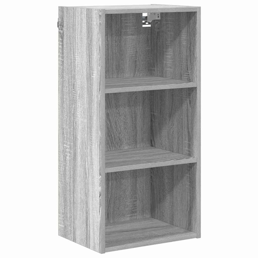 Hängeschrank Sonoma-Grau 40 x 29,5 x 80 cm Holzwerkstoff